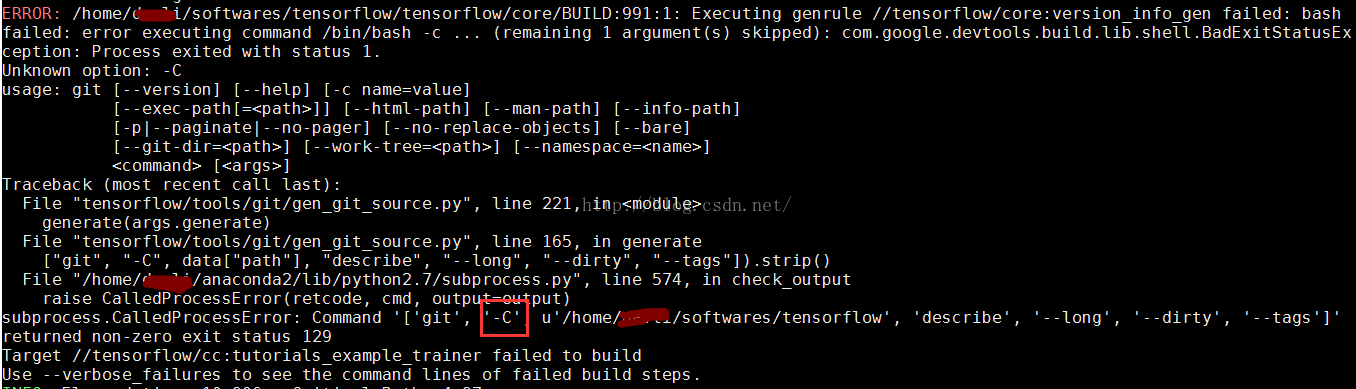 centos7+cuda8.0编译tensorflow_r0.10遇到的问题和解决方法