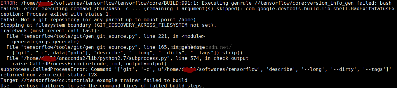 centos7+cuda8.0编译tensorflow_r0.10遇到的问题和解决方法