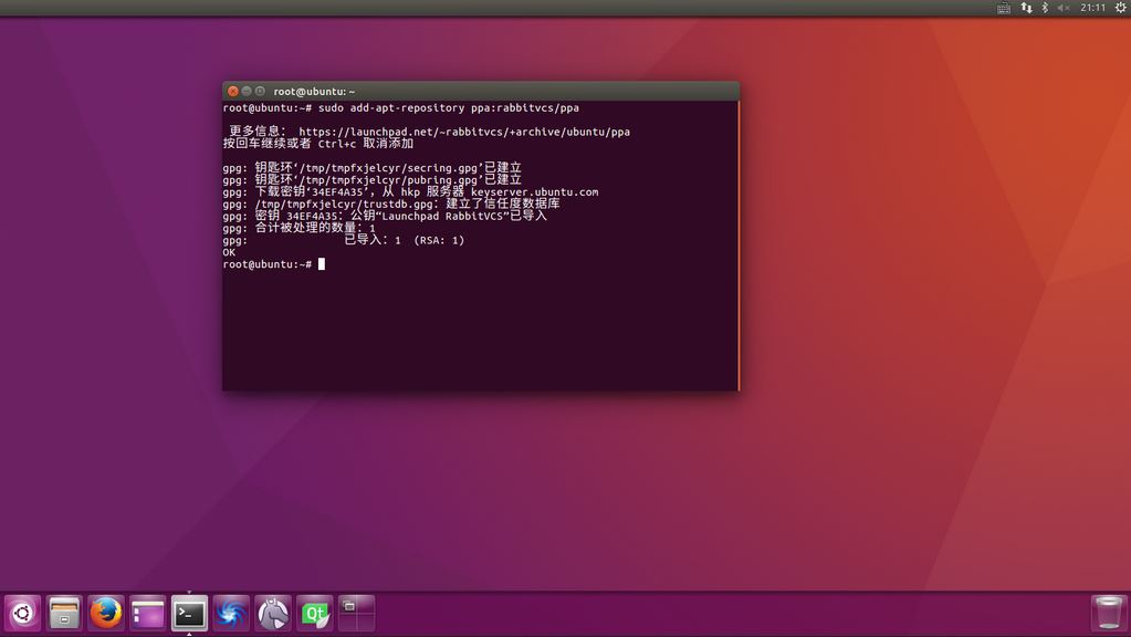 Ubuntu16.04-װRabbitVCSlinuxµTortoiseSVN