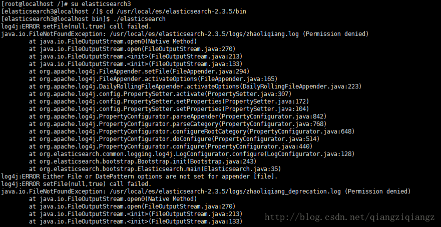 Linux安装ElasticSearch启动报错Refer to the log for complete