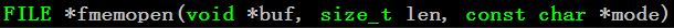 linux fmemopenһڴ,ʹFILEָжд