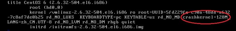 CentOs 6.6kdumpʧܣStarting kdump[FAILED]ԭ