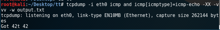 icmp隧道手工操作