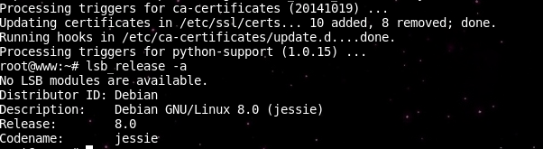 Debian Stable(wheezy 7.8)µstable(Jessie 8.0)