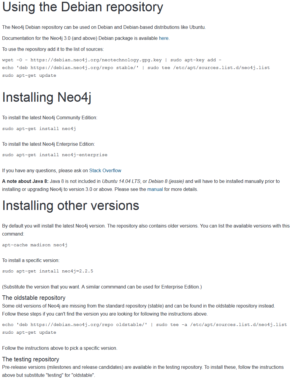 Linux下图数据库Neo4j安装笔记