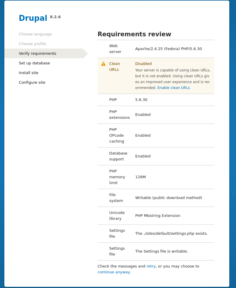 RHELCentOSFedoraϰװDrupal 8