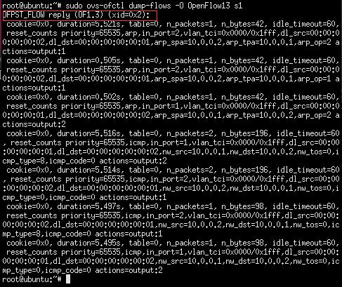 SDN学习之Mininet验证OpenFlow协议版本