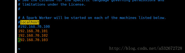 Linux下搭建spark集群开发环境