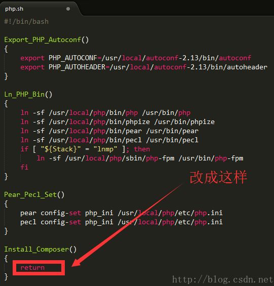 lnmp安装到config-set succeeded的时候卡住,解决办法