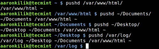 在Linux中使用pushd和popd命令来进行高效的目录导航