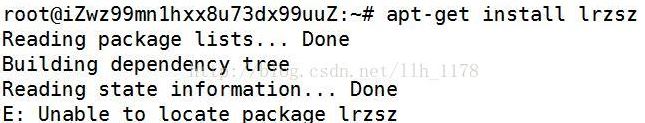 ubuntu°װlrzsz֡E: Unable to locate package ...