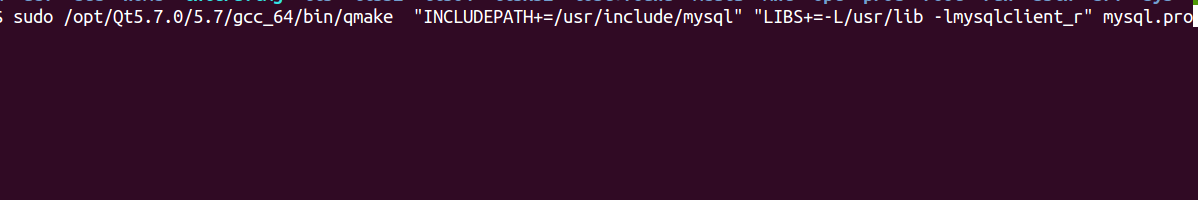 linuxQT5.6.2MYSQL