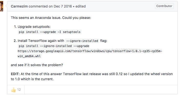 TensorflowUbuntu 64λ16.04.2İװ