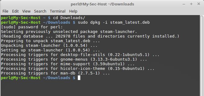 Linux mint 18.1/Ubuntu 16.04װsteam