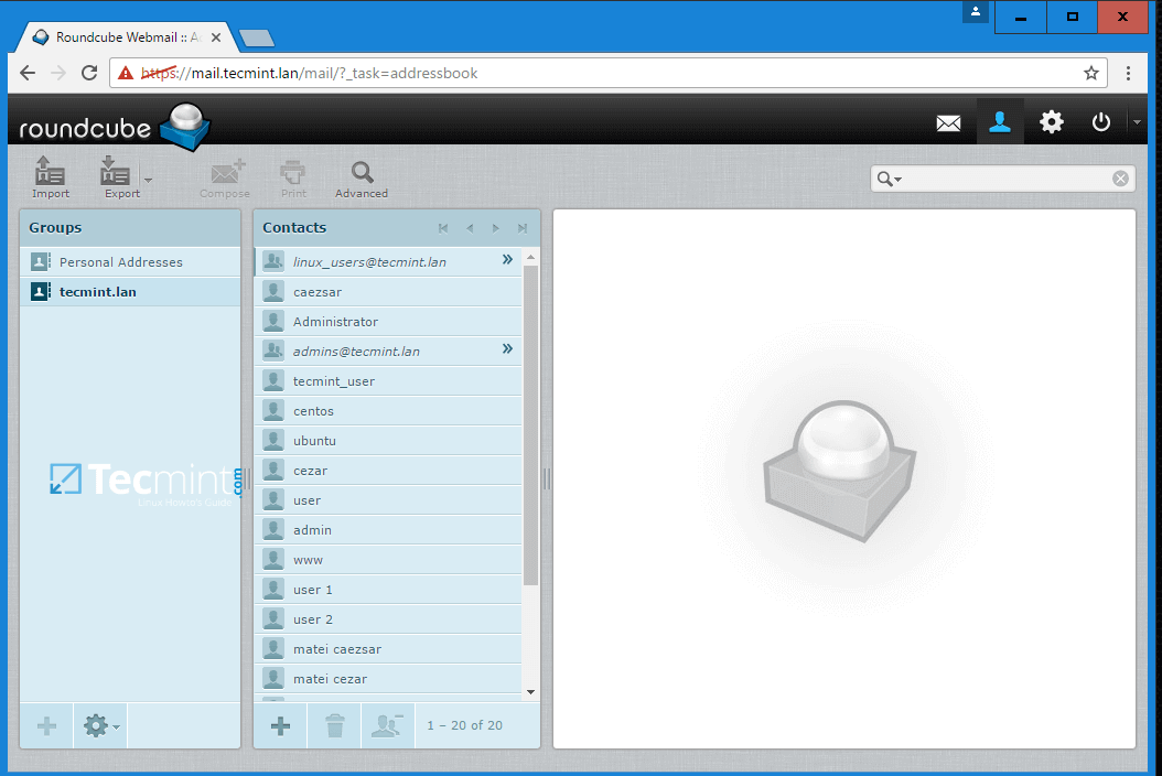 Samba4 ADмiRedMail Roundcube