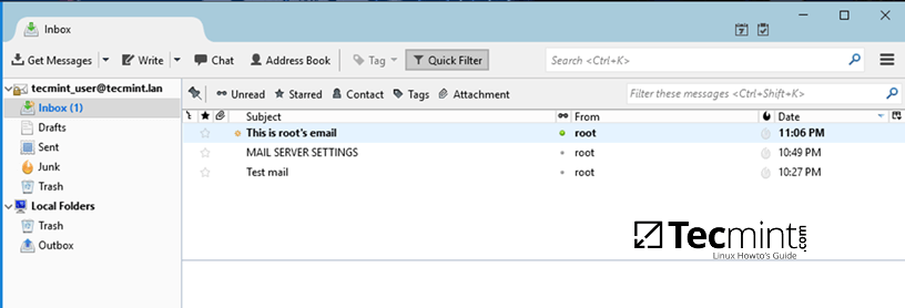 如何在Samba4 AD中使用iRedMail配置Thunderbird