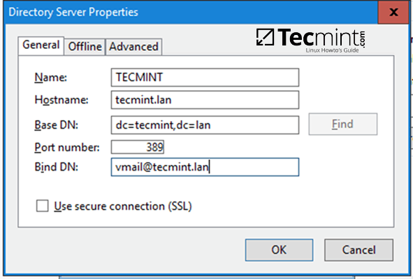 如何在Samba4 AD中使用iRedMail配置Thunderbird