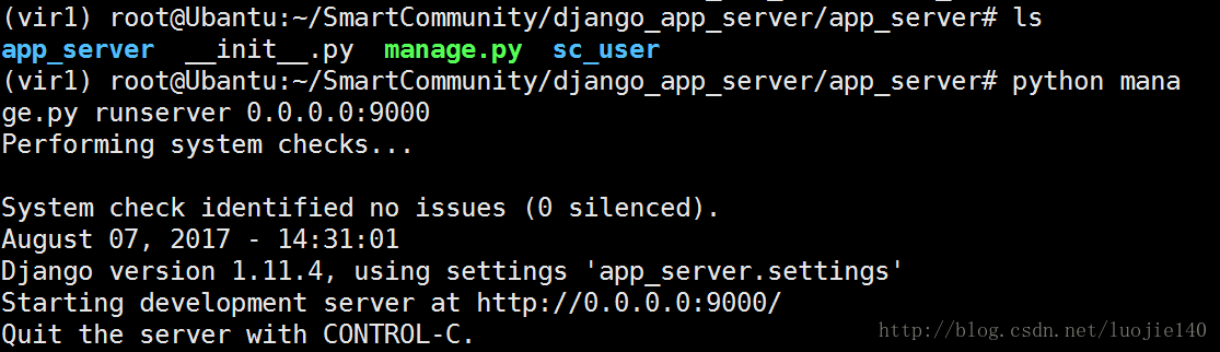 Ubuntu 16.04Python Django REST framework
