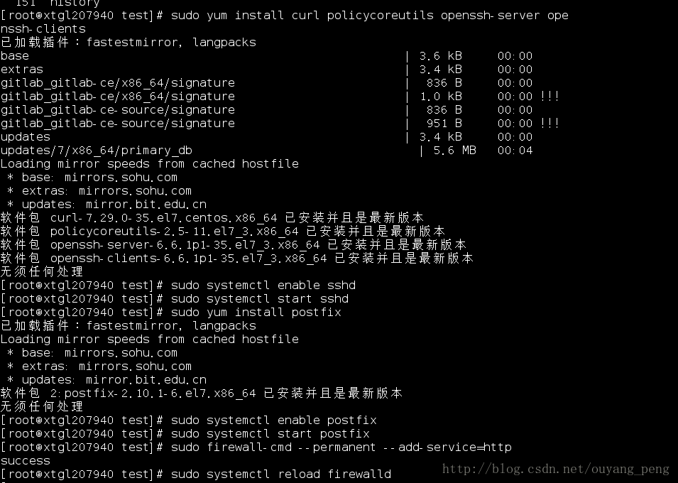 在CentOS系统上安装GitLab并自定义域名访问GitLab管理页面