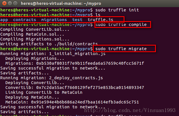 Ubuntu16.04下安装Truffle和TestRPC