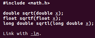 Ubuntu-gcc޷sqrtaqrtfĽ