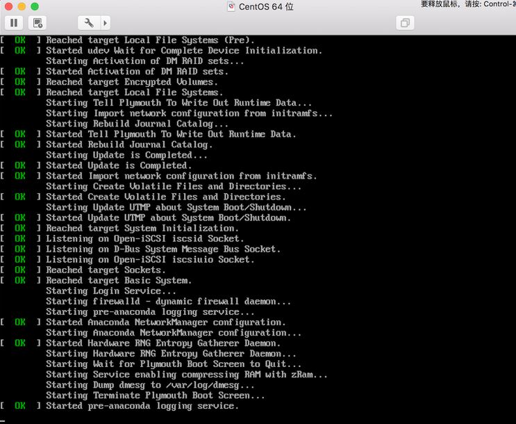 MacProʹVMware FusionװCentOS7 minimal