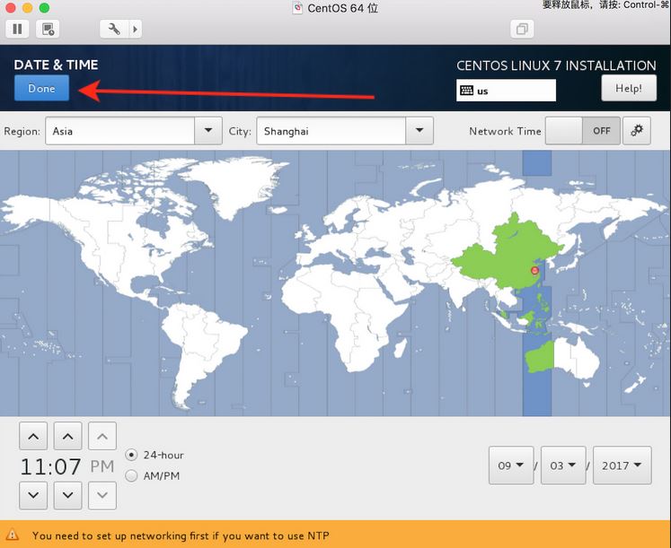 MacProʹVMware FusionװCentOS7 minimal