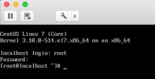 MacProʹVMware FusionװCentOS7 minimal