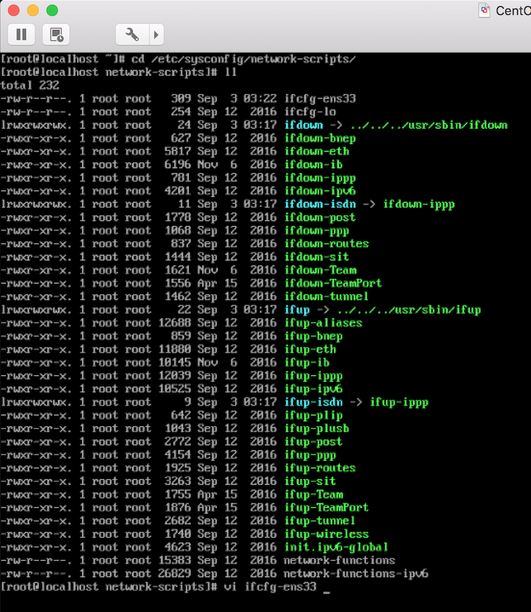 MacProʹVMware FusionװCentOS7 minimal