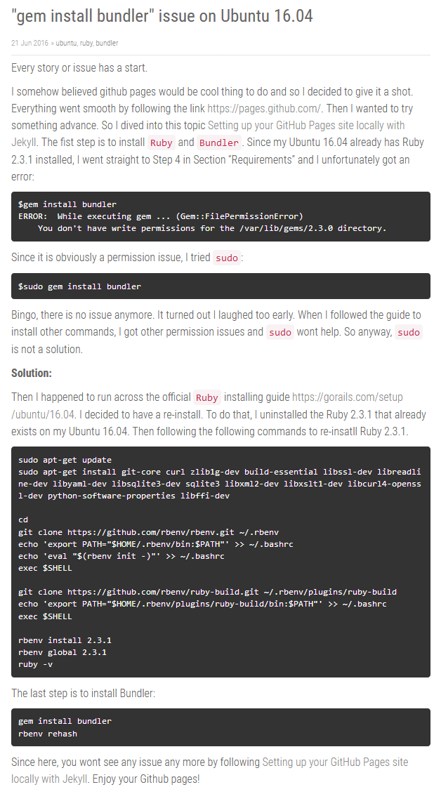 Ubuntu16.04在搭建Redis Cluster搭建使用gem install redis出错
