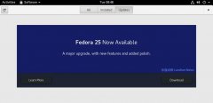 νFedora 24µFedora 25