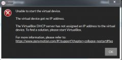 Genymotion:The virtual device got no IP address